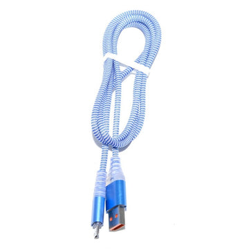 Cablu Panzat USB tata - Micro Usb cu Led D8-32M - Frize