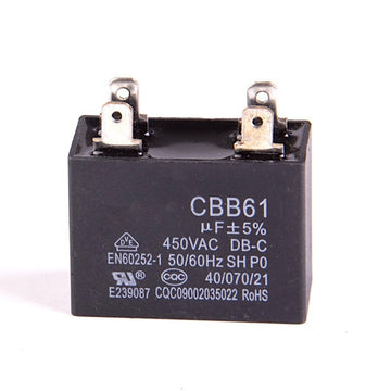 Rectangular Capacitor Motor Start 4C 450V - 1uf