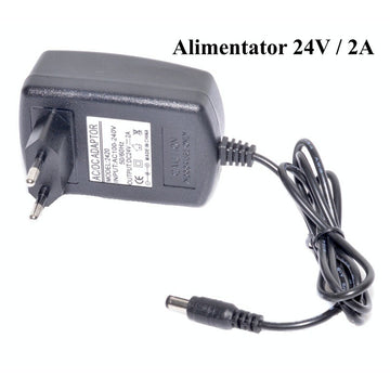 Alimentator AC/DC 220V-24V/2A, 48W, Negru