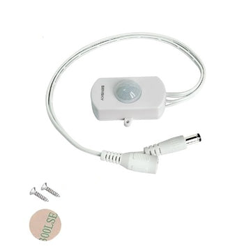 Senzor de Miscare si Comutator de Lumina, Temporizator, Comutator Automat in Infrarosu, Pornire Oprire Lumina in Aer Liber cu Mufa DC, 5V 12V 24V - Frize