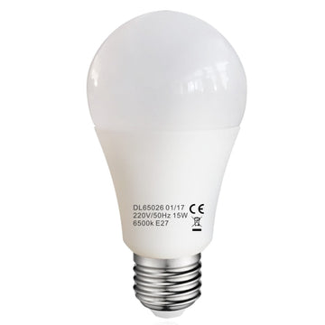 Bec LED E27 Glob A60 15W (120W Echivalent) 2700K - Lumină Caldă cu Durată de Funcționare de 15.000 Ore pentru Iluminat Interior