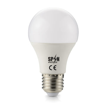 Led крушка E27, глобус модел A60, 6W=45W, 6400K, студена светлина, DC12V, 420Lm