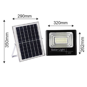 Проектор с монокристален соларен панел и дистанционно управление - 150W/6500k