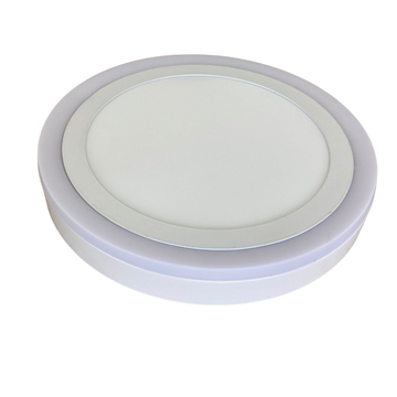 Spot LED Rotund Aplicat Doua Culori 24+12W 3000k-6500k Trei Functii