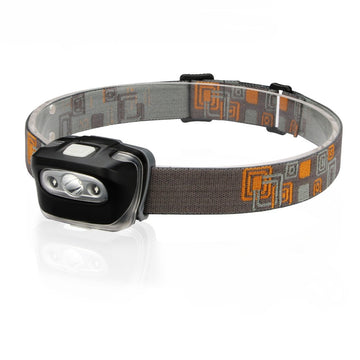 LED head torch with 3W LED with 3xR3 batteries