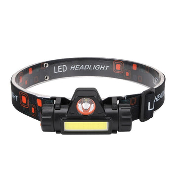 LED head torch with 3W battery with USB charging