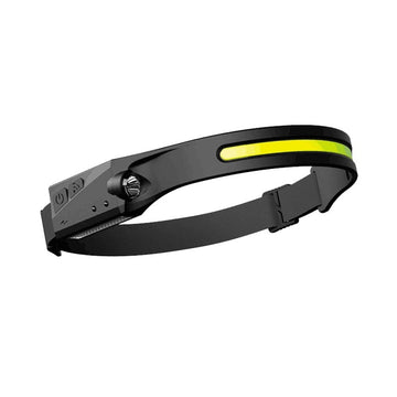 LED head torch with 3W battery and USB charging
