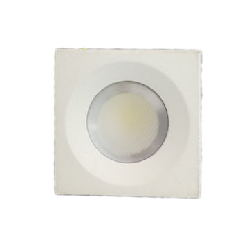 Spot LED Pătrat 35x35mm, 3W 4100K cu Lumină Neutru pentru Mobilă, Iluminat Interior Modern