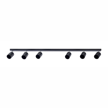Spot liniar reglabil negru 6 X GU10 1180mm