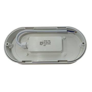 Овална LED BAT лампа 10W=90W, 4000K, неутрална светлина, със защита IP65