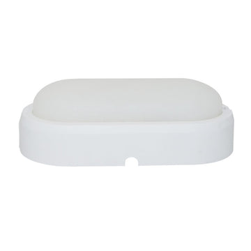 Ovális LED BAT lámpa 12W=100W, 3000K, meleg fény, IP65 védelemmel