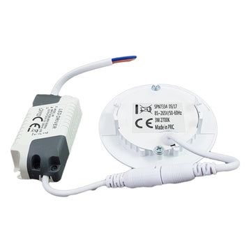 Spot LED Slim Ø85mm 3W (Echivalent 25W) cu Lumină Rece 6400K – Iluminat Eficient pentru Spații Interioare