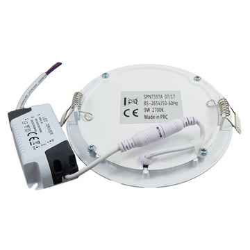 Spot LED Slim Ø145mm, 9W (Echivalent 60W), Lumină Rece 6400K – Iluminat Eficient pentru Spații Interioare