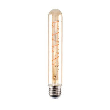 Borostyánsárga LED izzólámpa E27/4W/480LM/2500K T30x185