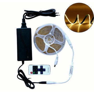Kit Banda LED COB cu Telecomanda 300LED/m 12W/m 3000K 12V - lumina calda