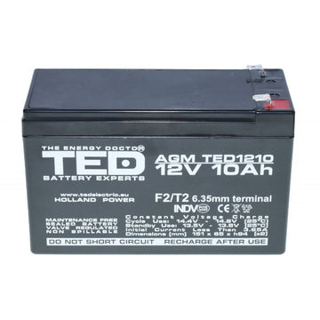 Acumulator Plumb - Acid 12V-10A TED - Frize