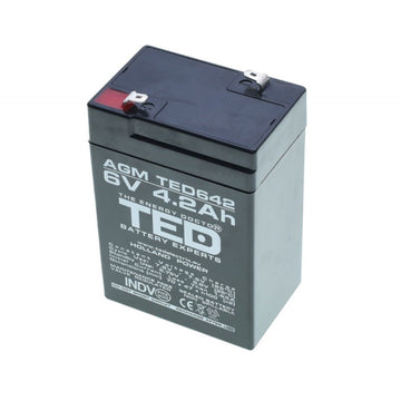 Acumulator Plumb - Acid 6V-4,2A TED - Frize