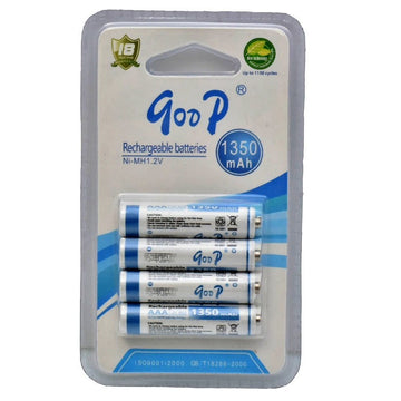 Újratölthető akkumulátorok Good R3 AAA / 1350mAh, Ni-Mh - 4 darabos készlet
