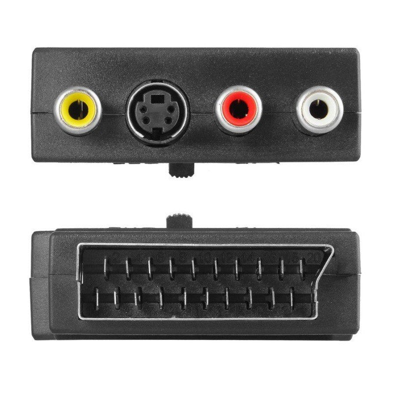 Adaptor Scart-3RCA-SVHS cu Intrerupator - Frize