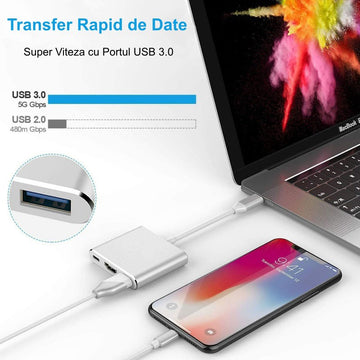 USB Type-C – HDMI 4K videoadapter – USB 3.0 – USB Type-C
