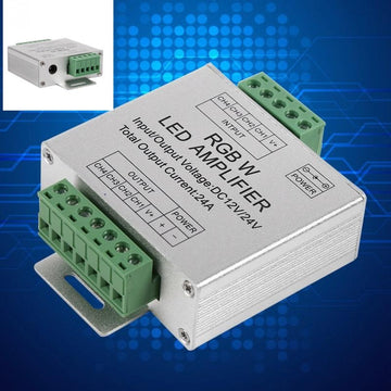 Amplificator Tensiune Banda Led RGBW, DC 12-24V / 24A - Frize