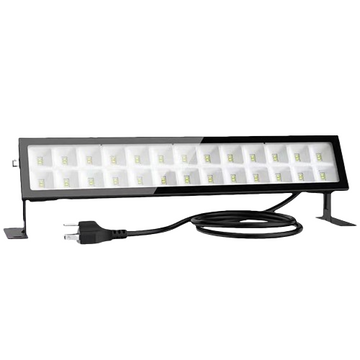 LED projektor hideg led fénnyel, beltéri/kültéri, vízálló, 36 W, fekete