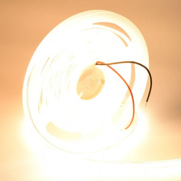 Bandă LED COB 24V 8mm cu 320 LED-uri/ml, Alb Natural 3500K, 1200lm, IP20 – Rola de 5m pentru Iluminat Decorativ Interior