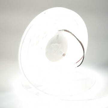 Bandă LED COB 24V 8mm cu 320 LED-uri/ml, Alb Rece 6500K, 1200lm, IP20 – Rola de 5m pentru Iluminat Decorativ în Interior și Proiecte DIY