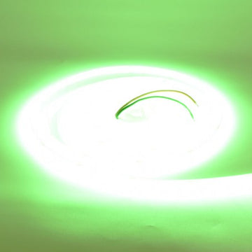 Banda LED COB 24V Verde 8mm cu 320 LED-uri/ml, 11W/ml – Rola de 5m pentru Iluminat Interior IP20, Ideală pentru Decorări și Ambientare