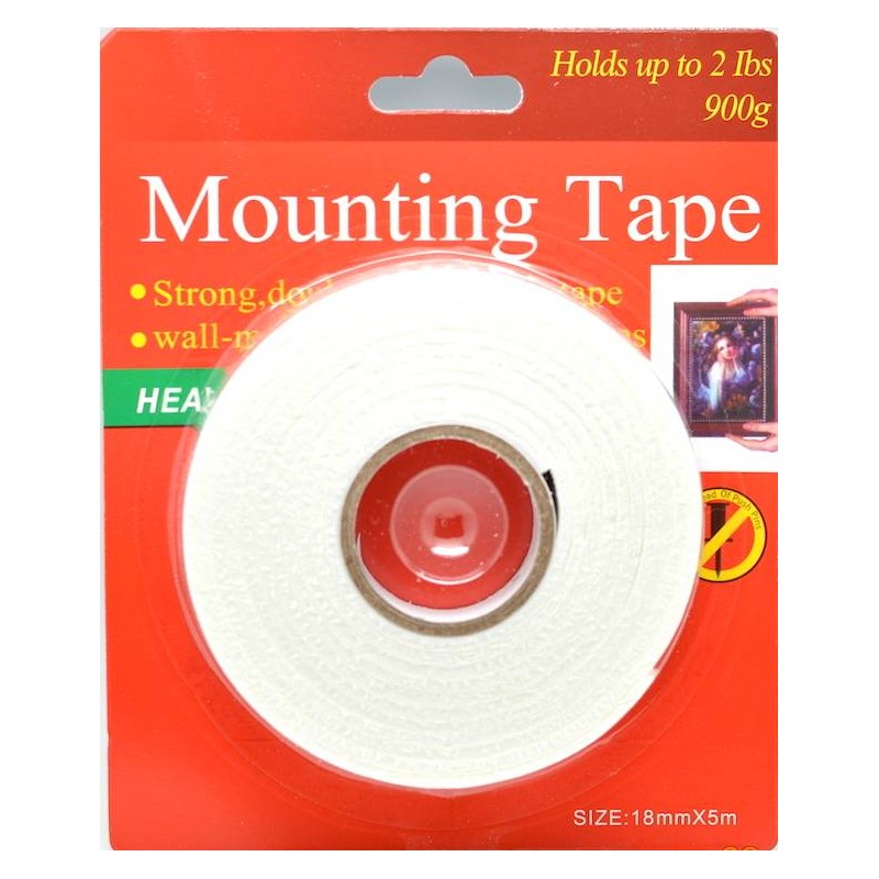 Banda Dublu Adeziva Buretata 18mm x 3m - Frize