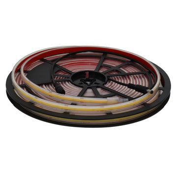 Banda LED COB 320, 24V, 10mm Alb-Neutru 4500K IP65 – Rola de 10m pentru Iluminat Exterior Rezistent la Apă