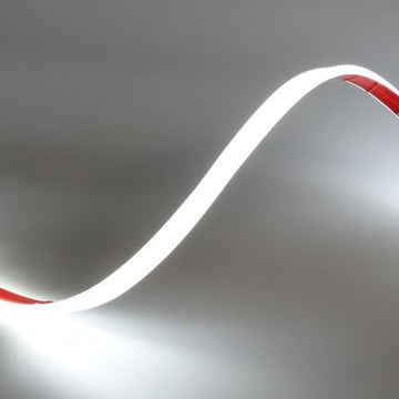 Bandă LED COB 320 - 24V, Alb Rece 6500K, 11mm, IP68 Submersibilă – Rola de 10m pentru Iluminat Exterior și Interior