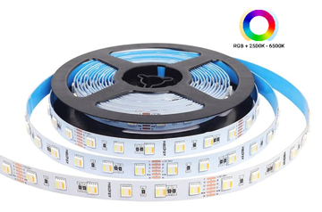 Banda led flexibila – 5050/60smd RGB-CW 24v/18w/12mm (rola 10m)