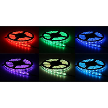 Banda Led RGB 5050 - 60led/m Interior IP20 - 12V - 5m/Rol - Frize