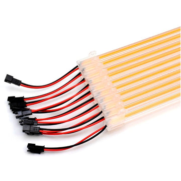 Set 10 Bucăți Bara LED COB 220V Galben 50cm – Iluminare Eficientă pentru Spații Comerciale, Birouri și Acasă
