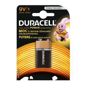 Duracell 9V ALKALINA Battery