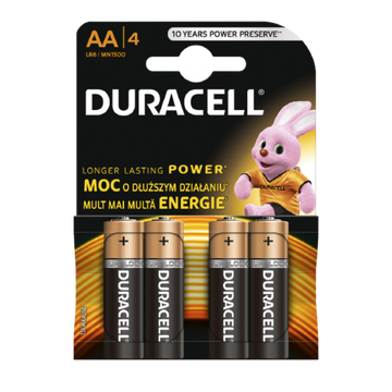 Baterie Duracell R6 ALKALINA 4buc/blister