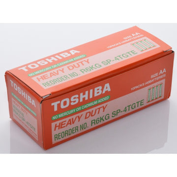 Baterii Toshiba Heavy-Duty R6 AA, 40buc/cut - Frize