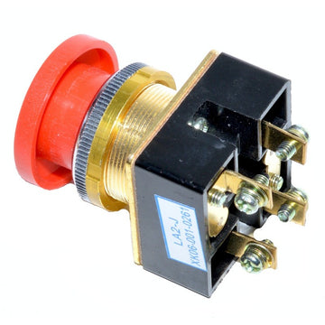 Buton motor Push fara retinere rosu LA2-J - Frize