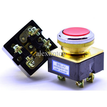 Buton Motor Push fara Retinere Rosu LA2 - Frize