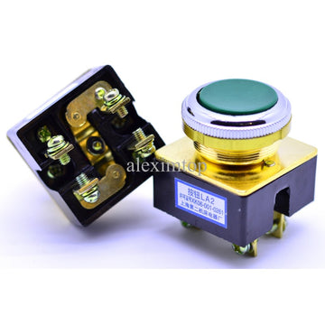 Buton Motor Push fara Retinere Verde LA2 - Frize