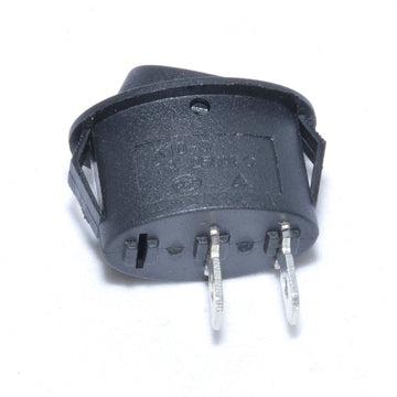 Buton Oval Negru 24x13x30/6A-250V - Frize