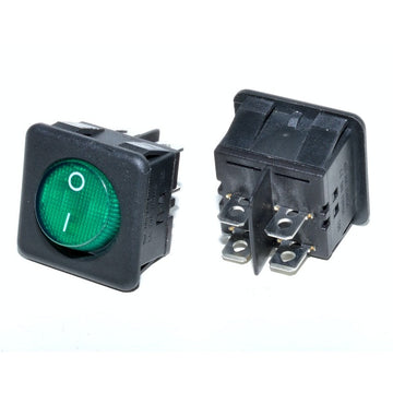Buton Verde Patrat 30x30x35mm - Frize