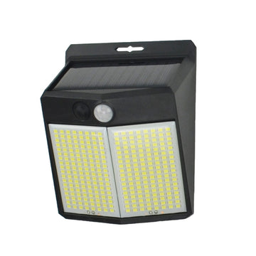 Aplica LED cu Senzor de Mișcare și Panou Solar 5.5V/0.50W – Iluminare Ecologică pentru Grădină, Terasă și Spații Externe