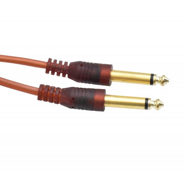 Cablu Audio Jack 3,5mm ST la 2 Jack 6,3mm MO – Cablu Siliconat de 1,5m pentru Conexiuni Audio Profesionale