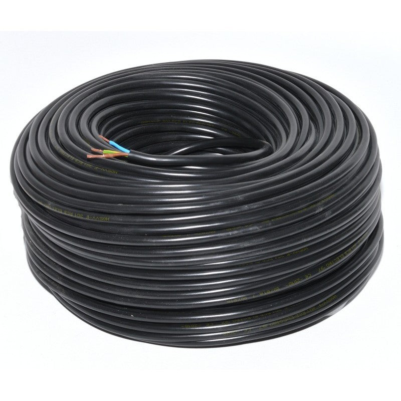 Cablu Electric 3x1mm² MYYM Litat (Negru) - Frize