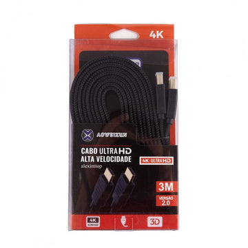 Cablu HDMI Plat ULTRA HD 4K/3D-3m - Frize