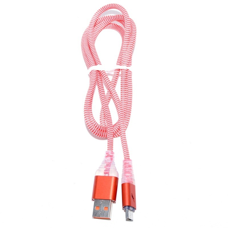 Cablu Panzat USB tata - Micro Usb cu Led D8-32M - Frize