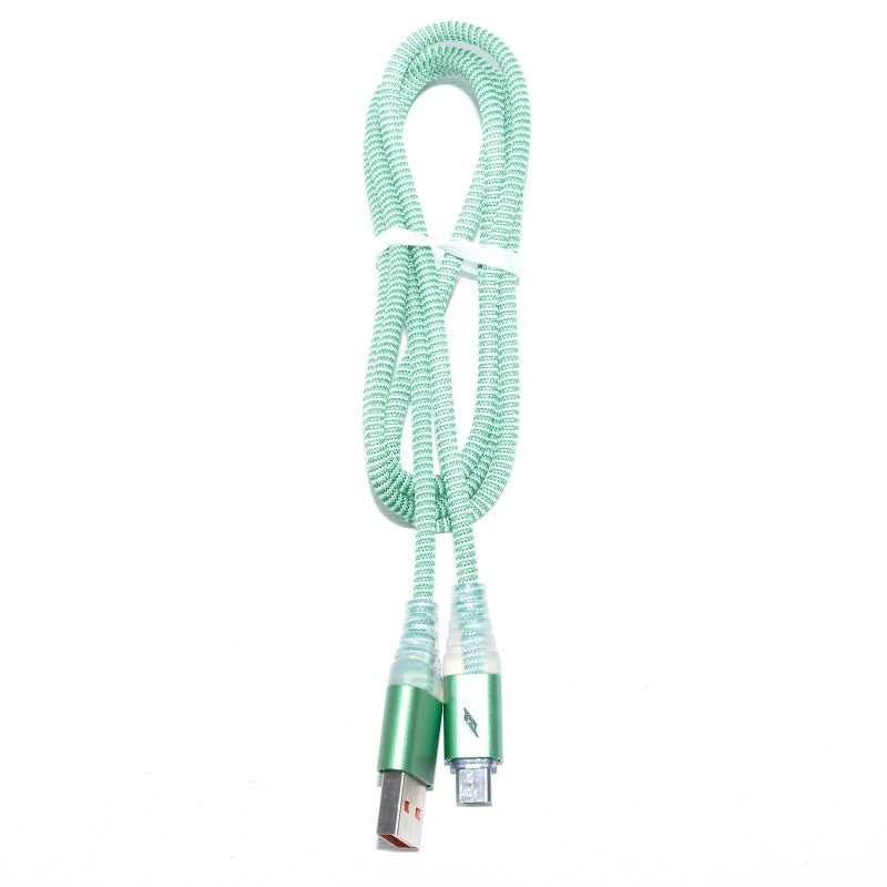 Cablu Panzat USB tata - Micro Usb cu Led D8-32M - Frize