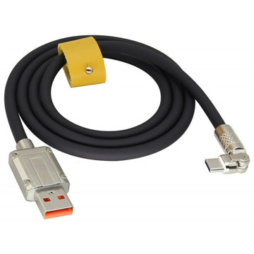 Cablu USB Tip C Super Fast 120W Alb/Negru CA-8833 – Încărcare Rapidă pentru Dispozitive Mobile, Laptopuri și Accesorii